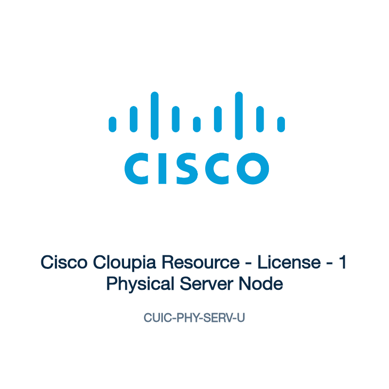 CUIC-PHY-SERV-U: Cisco Cloupia Resource