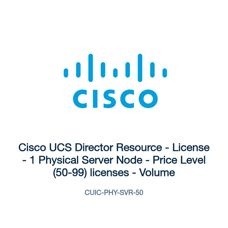 CUIC-PHY-SVR-50: Cisco UCS Director Resource