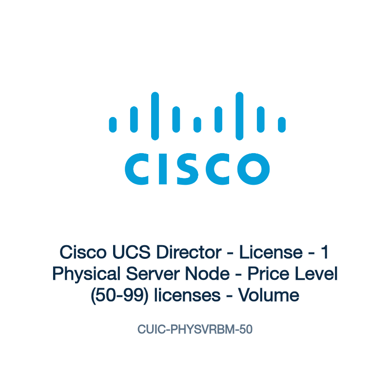CUIC-PHYSVRBM-50: Cisco UCS Director