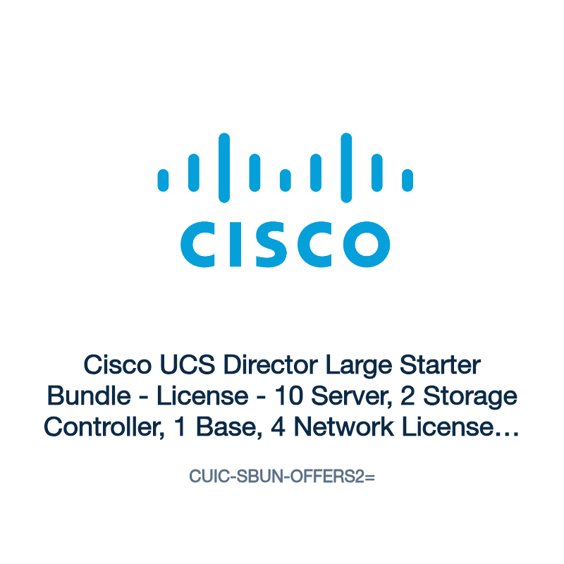 CUIC-SBUN-OFFERS2=: Cisco UCS Director Large Starter Bundle