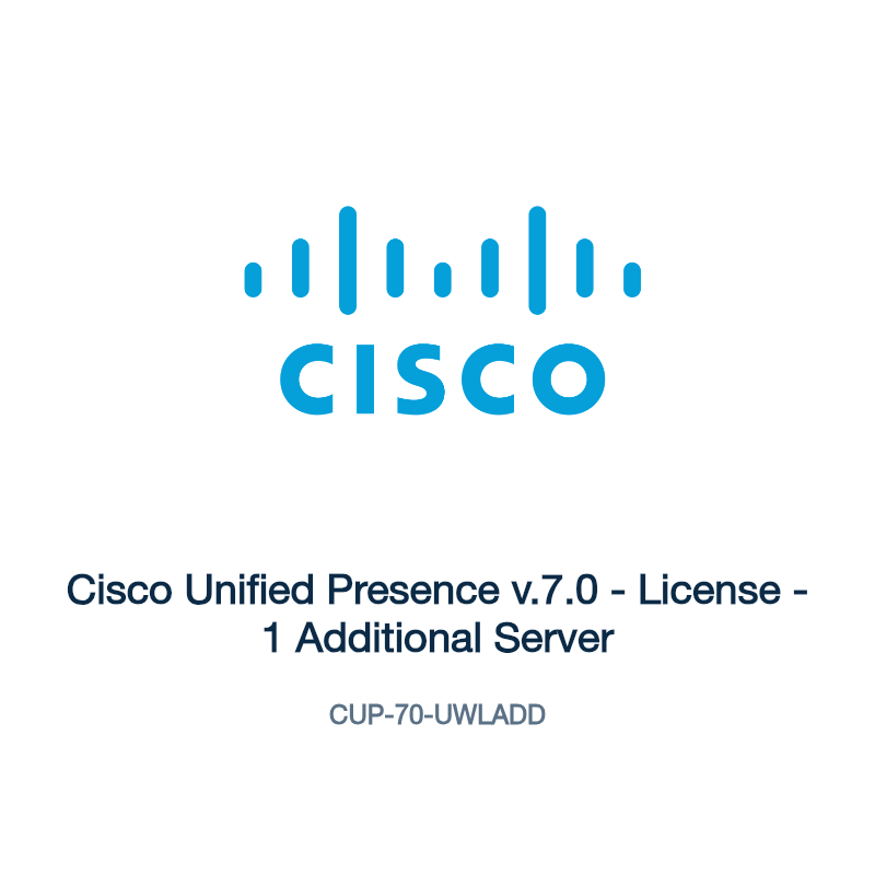 CUP-70-UWLADD: Cisco Unified Presence v.7.0