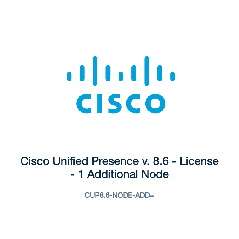 CUP8.6-NODE-ADD=: Cisco Unified Presence v. 8.6