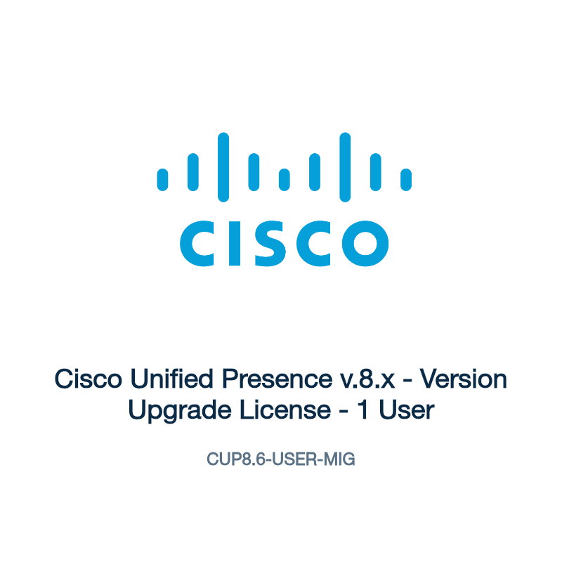 CUP8.6-USER-MIG: Cisco Unified Presence v.8.x