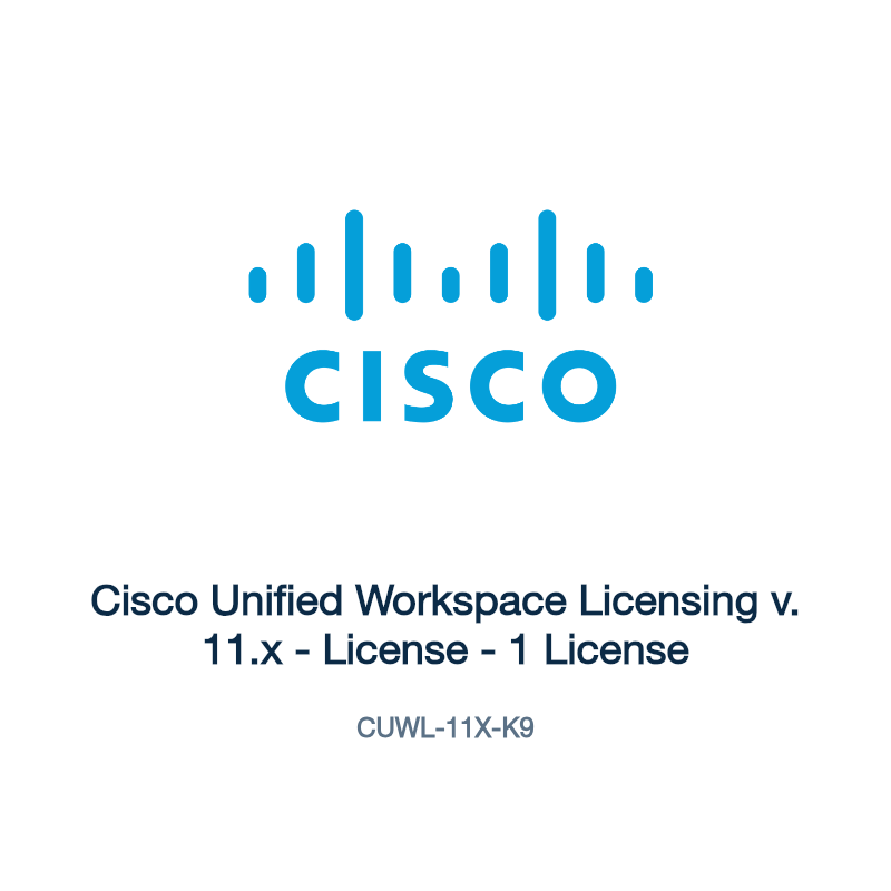 CUWL-11X-K9: Cisco Unified Workspace Licensing v. 11.x