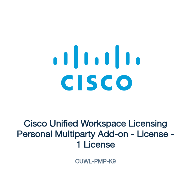 CUWL-PMP-K9: Cisco Unified Workspace Licensing Personal Multiparty Add-on