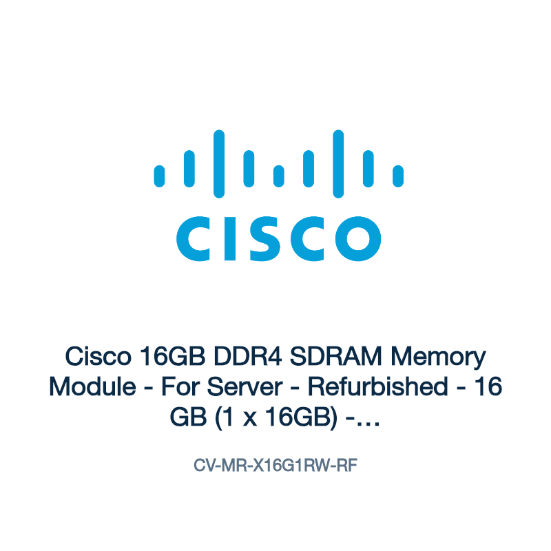 CV-MR-X16G1RW-RF: Cisco 16GB DDR4 SDRAM Memory Module