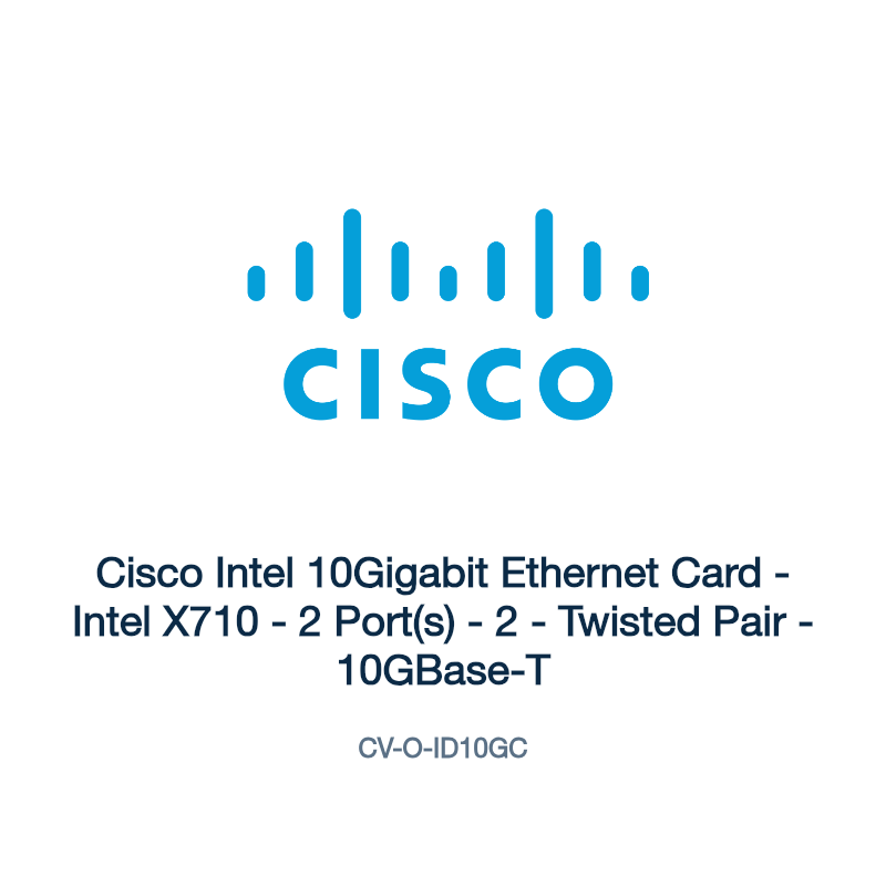 CV-O-ID10GC: Cisco Intel 10Gigabit Ethernet Card