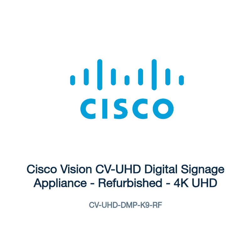 CV-UHD-DMP-K9-RF: Cisco Vision CV-UHD Digital Signage Appliance