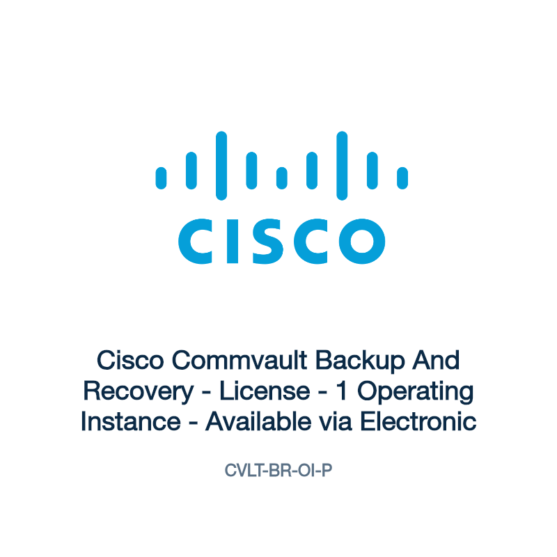 CVLT-BR-OI-P: Cisco Commvault Backup And Recovery
