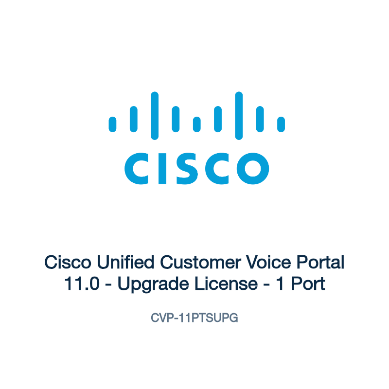 CVP-11PTSUPG: Cisco Unified Customer Voice Portal 11.0