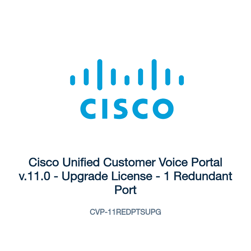 CVP-11REDPTSUPG: Cisco Unified Customer Voice Portal v.11.0
