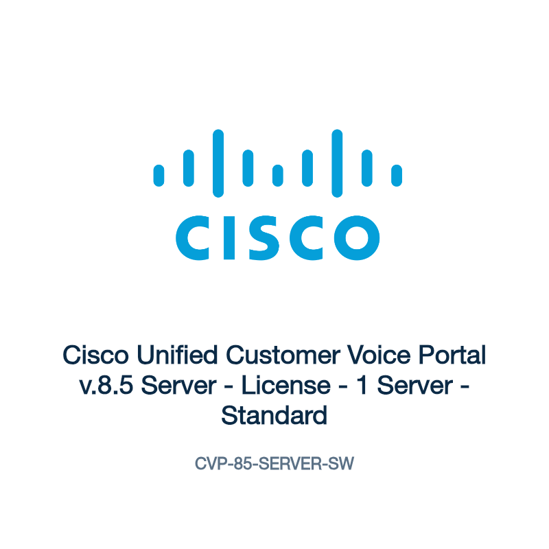 CVP-85-SERVER-SW: Cisco Unified Customer Voice Portal v.8.5 Server