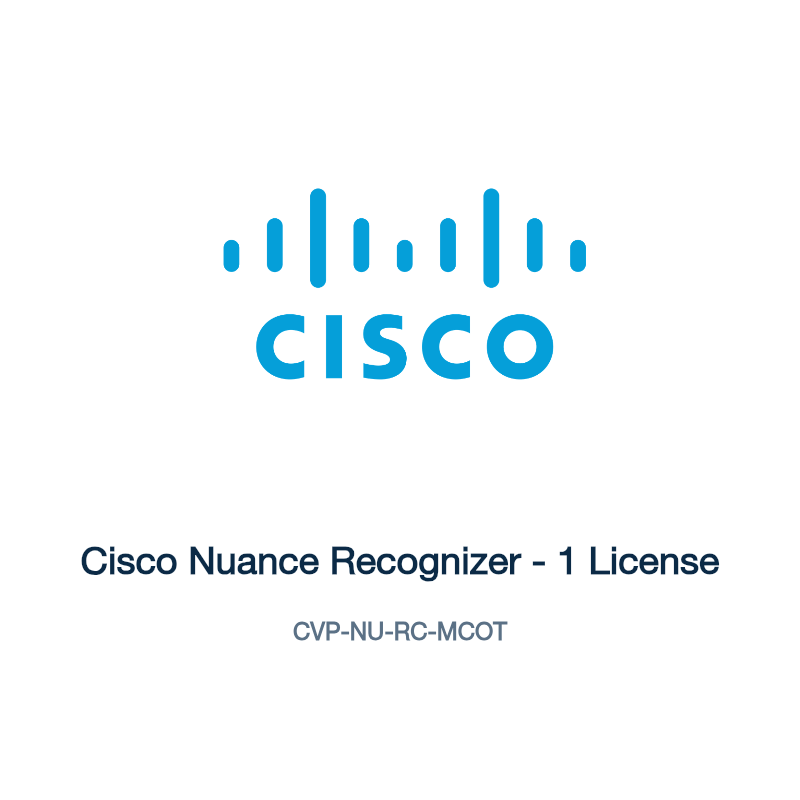 CVP-NU-RC-MCOT: Cisco Nuance Recognizer