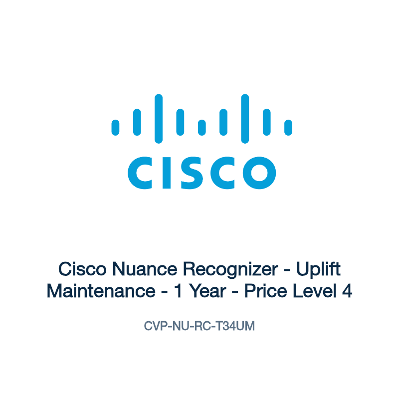 CVP-NU-RC-T34UM: Cisco Nuance Recognizer