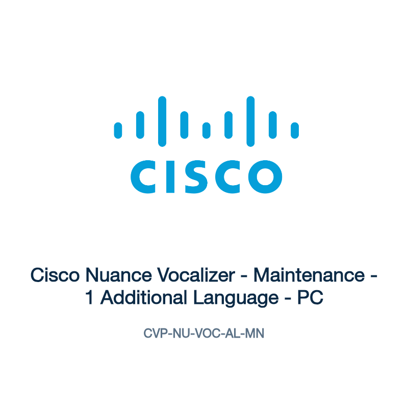 CVP-NU-VOC-AL-MN: Cisco Nuance Vocalizer