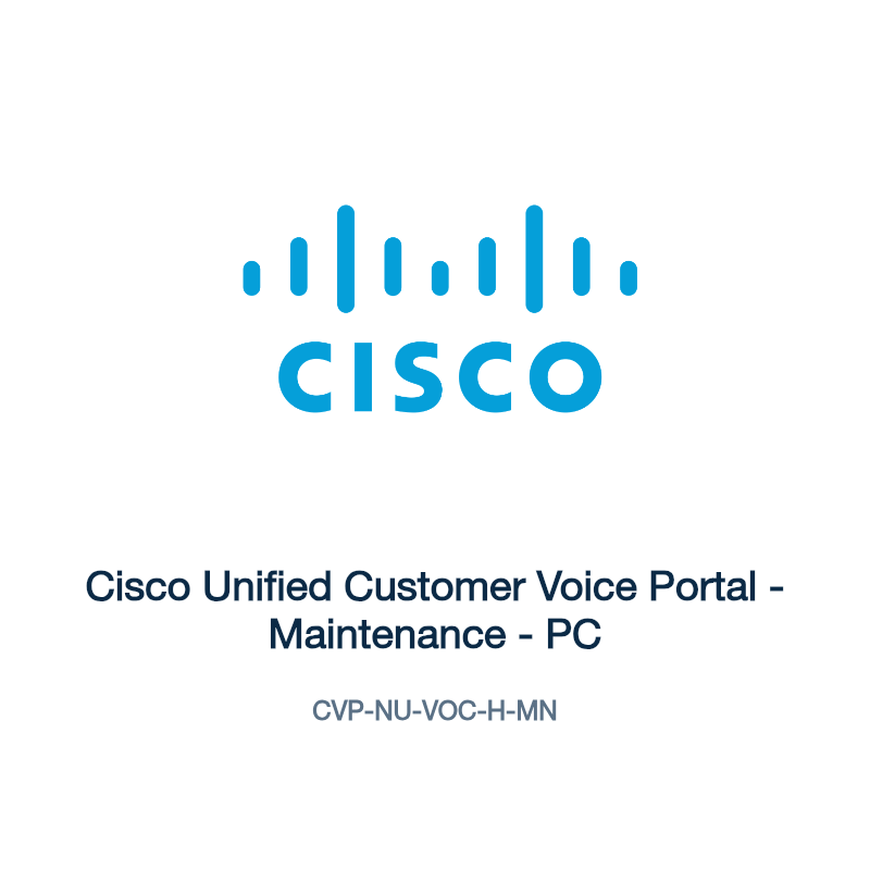 CVP-NU-VOC-H-MN: Cisco Unified Customer Voice Portal