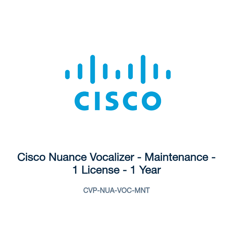 CVP-NUA-VOC-MNT: Cisco Nuance Vocalizer