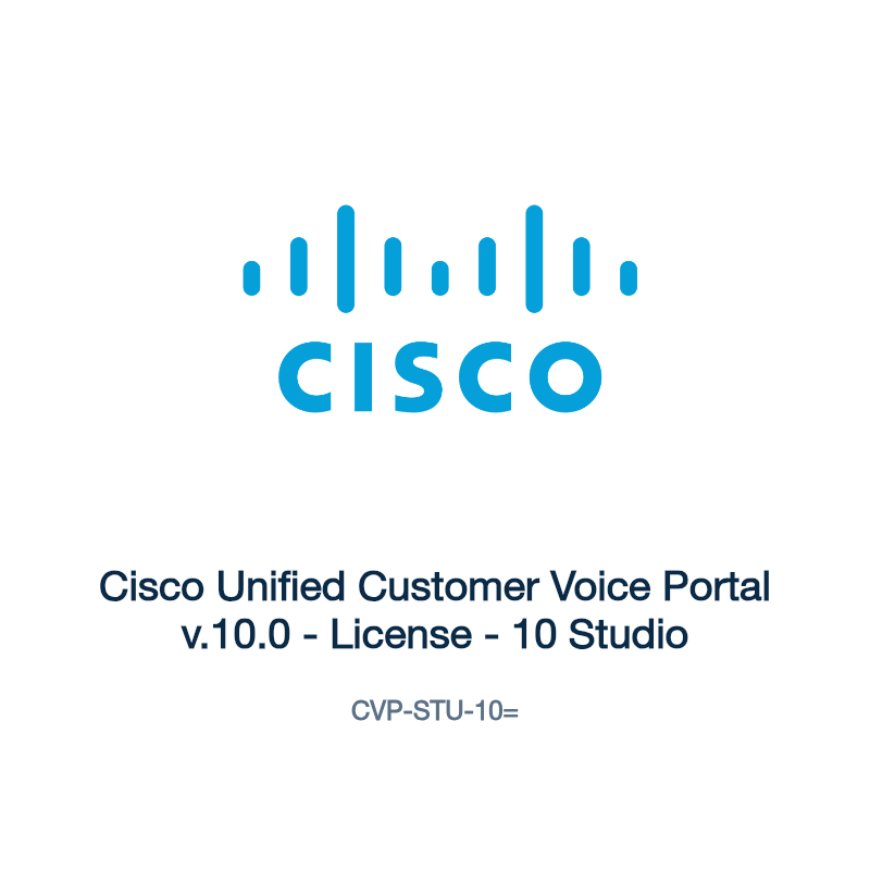 CVP-STU-10=: Cisco Unified Customer Voice Portal v.10.0