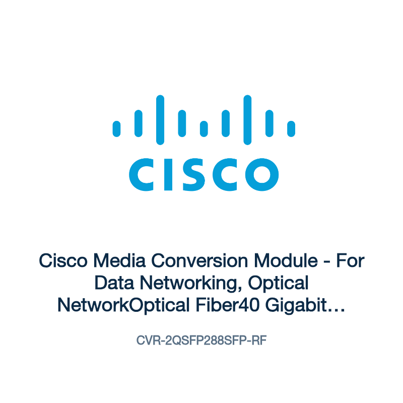 CVR-2QSFP288SFP-RF: Cisco Media Conversion Module