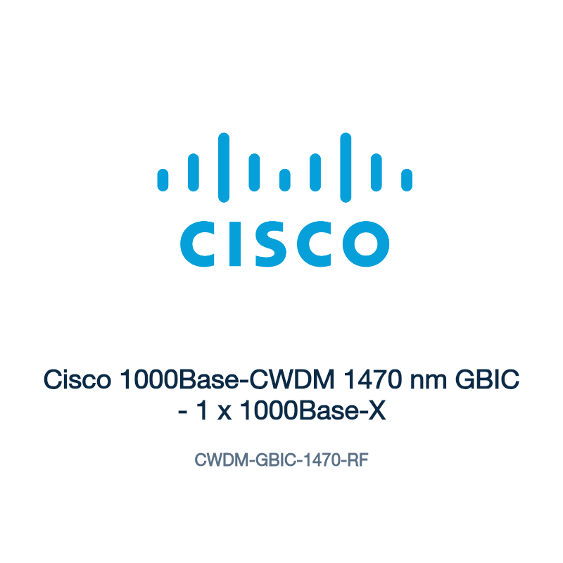 CWDM-GBIC-1470-RF: Cisco 1000Base-CWDM 1470 nm GBIC