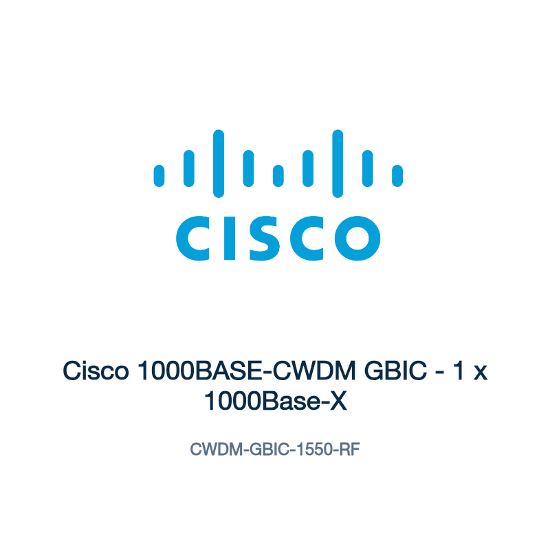 CWDM-GBIC-1550-RF: Cisco 1000BASE-CWDM GBIC