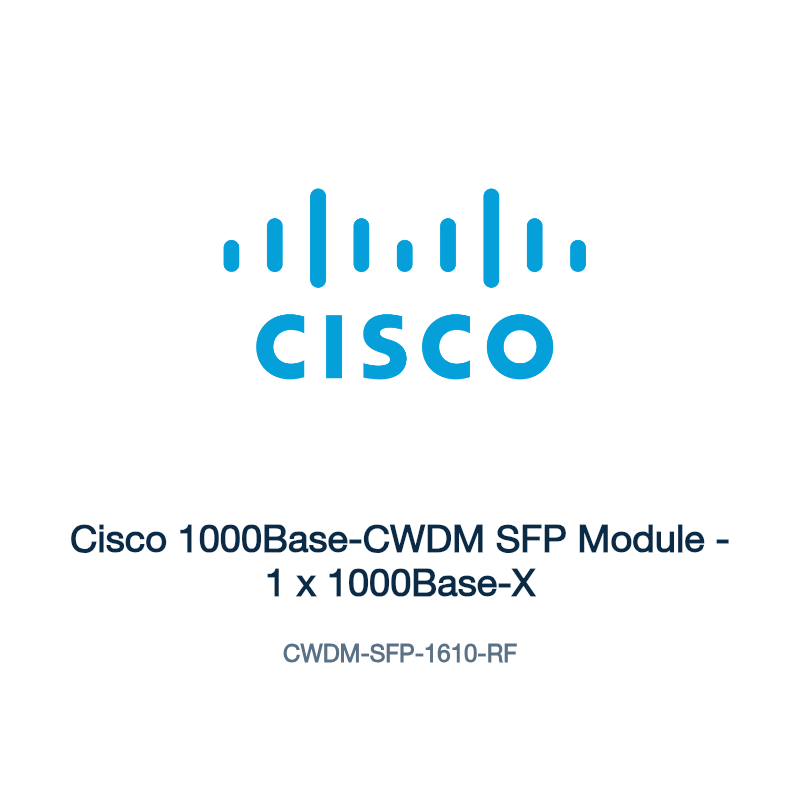 CWDM-SFP-1610-RF: Cisco 1000Base-CWDM SFP Module