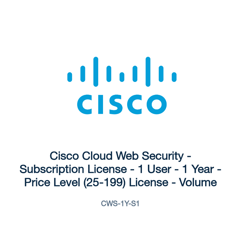 CWS-1Y-S1: Cisco Cloud Web Security
