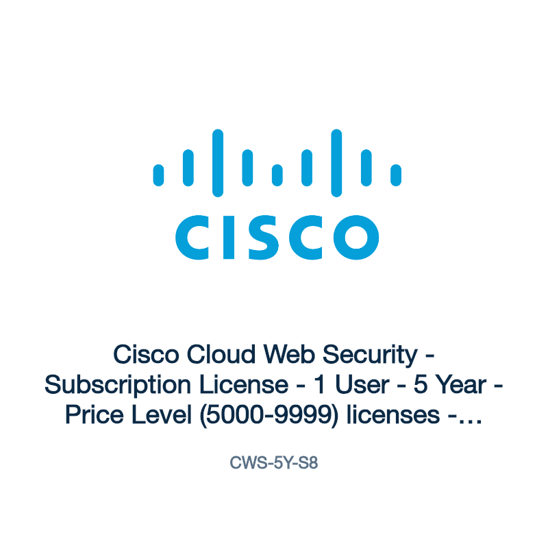 CWS-5Y-S8: Cisco Cloud Web Security