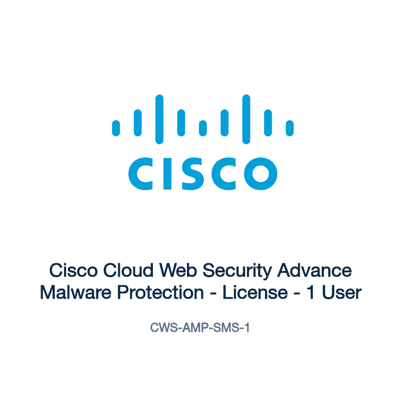 CWS-AMP-SMS-1: Cisco Cloud Web Security Advance Malware Protection