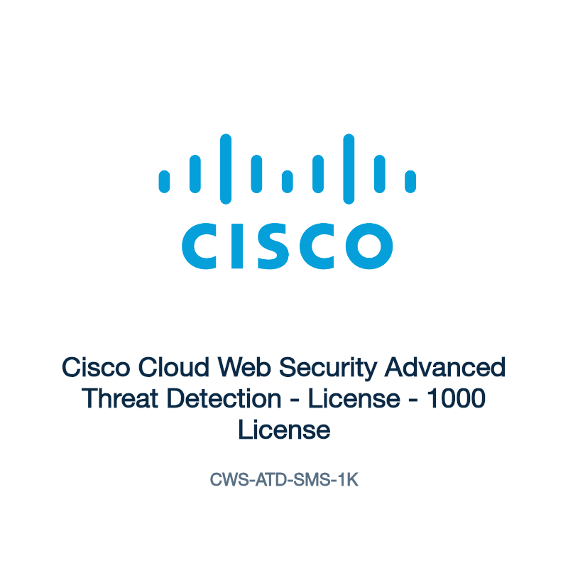 CWS-ATD-SMS-1K: Cisco Cloud Web Security Advanced Threat Detection