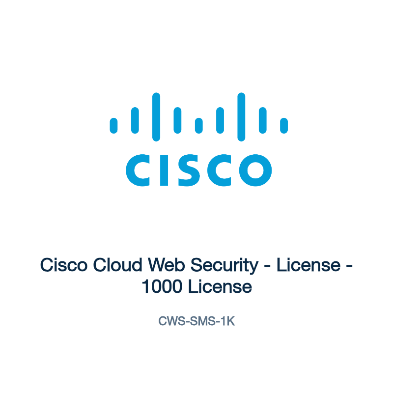 CWS-SMS-1K: Cisco Cloud Web Security