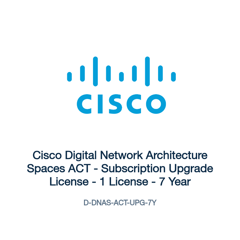 D-DNAS-ACT-UPG-7Y: Cisco Digital Network Architecture Spaces ACT