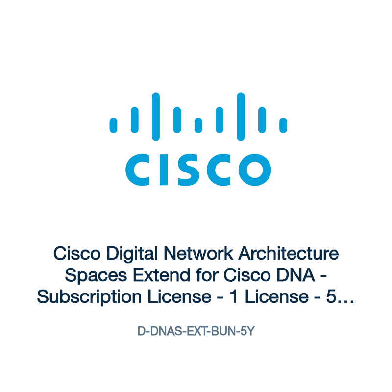 D-DNAS-EXT-BUN-5Y: Cisco Digital Network Architecture Spaces Extend for Cisco DNA