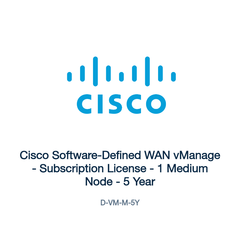 D-VM-M-5Y: Cisco Software-Defined WAN vManage