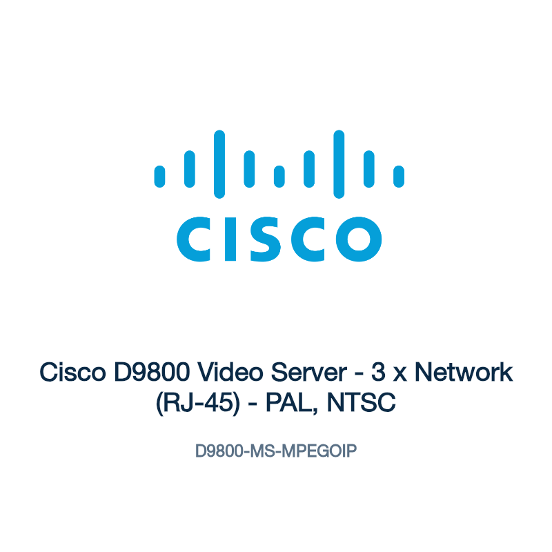 D9800-MS-MPEGOIP: Cisco D9800 Video Server