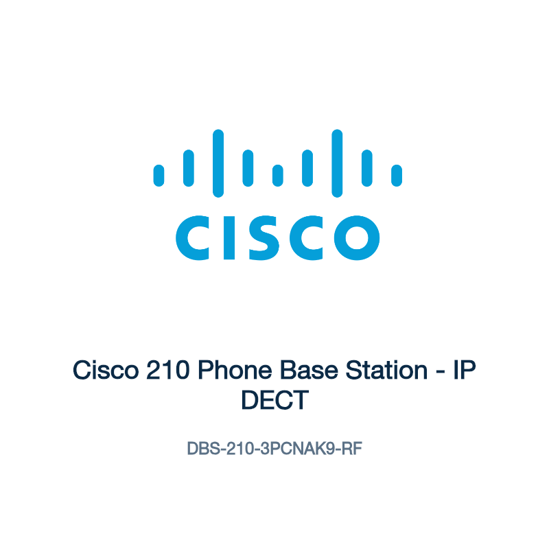 DBS-210-3PCNAK9-RF: Cisco 210 Phone Base Station
