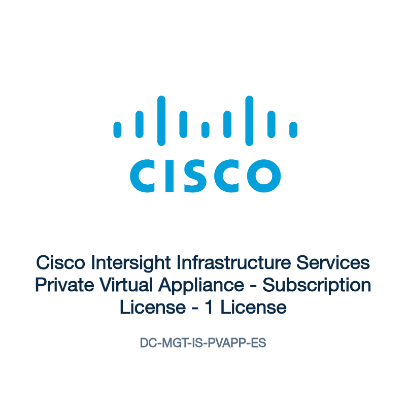 DC-MGT-IS-PVAPP-ES: Cisco Intersight Infrastructure Services Private Virtual Appliance