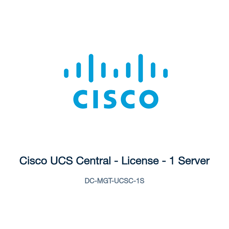 DC-MGT-UCSC-1S: Cisco UCS Central