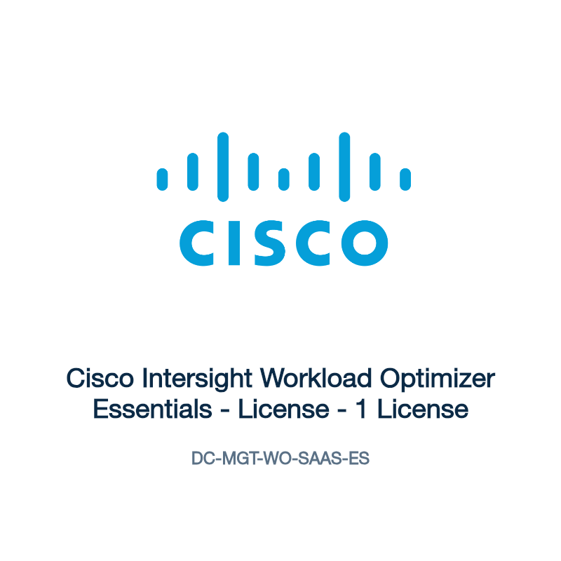 DC-MGT-WO-SAAS-ES: Cisco Intersight Workload Optimizer Essentials