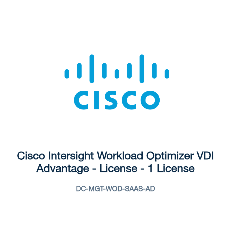 DC-MGT-WOD-SAAS-AD: Cisco Intersight Workload Optimizer VDI Advantage