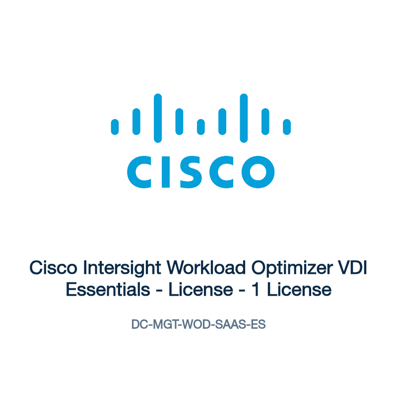 DC-MGT-WOD-SAAS-ES: Cisco Intersight Workload Optimizer VDI Essentials