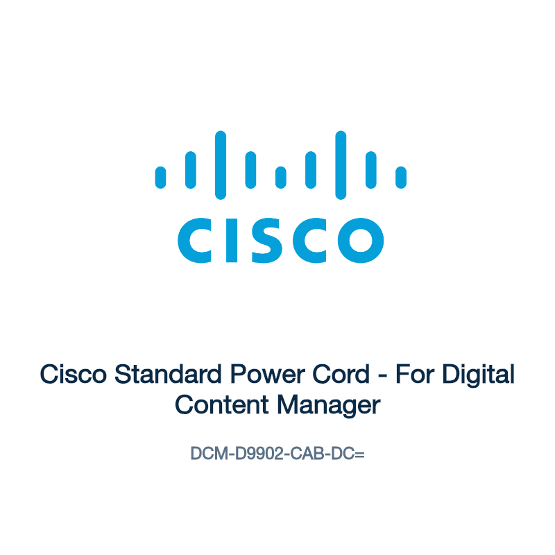 DCM-D9902-CAB-DC=: Cisco Standard Power Cord