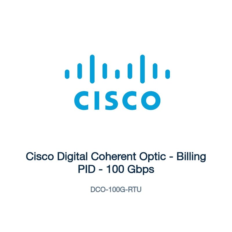 DCO-100G-RTU: Cisco Digital Coherent Optic