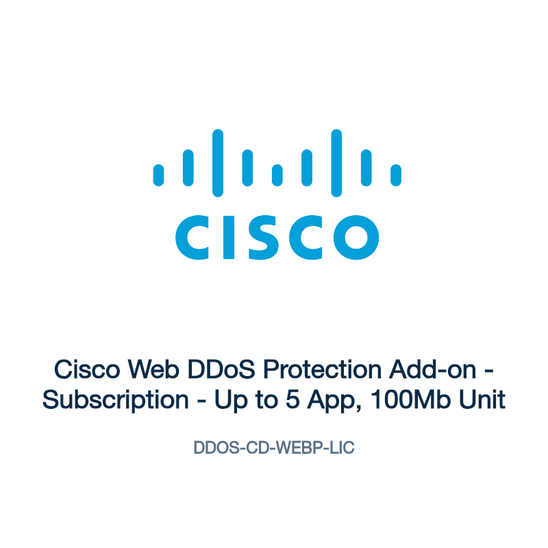 DDOS-CD-WEBP-LIC: Cisco Web DDoS Protection Add-on