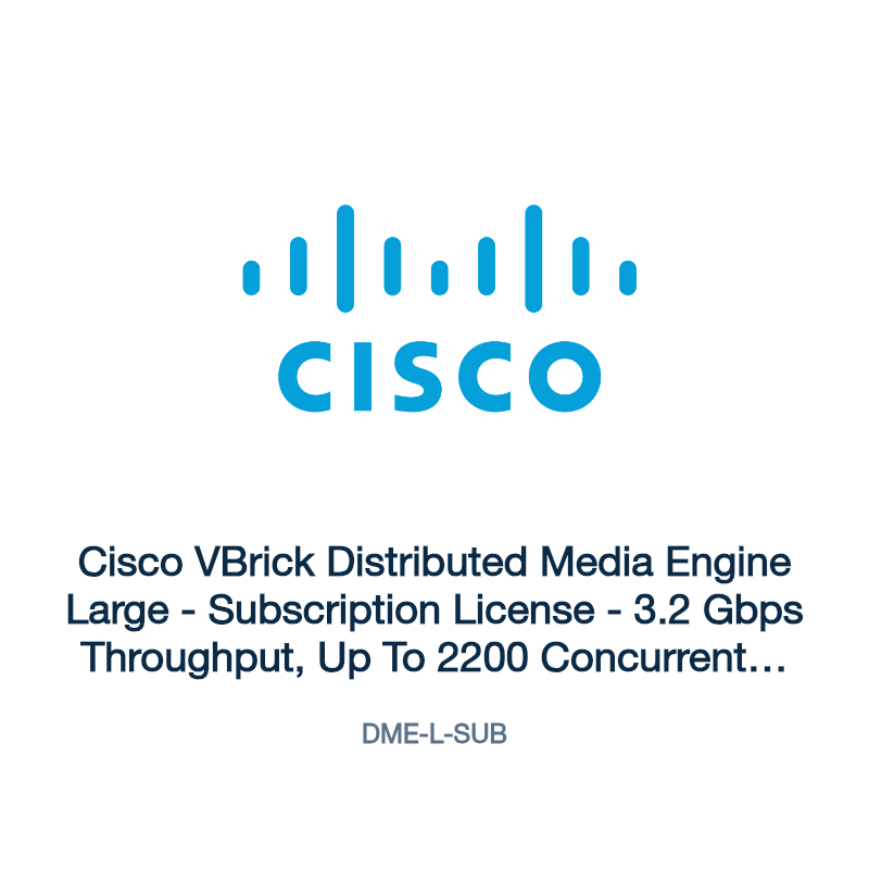 DME-L-SUB: Cisco VBrick Distributed Media Engine Large