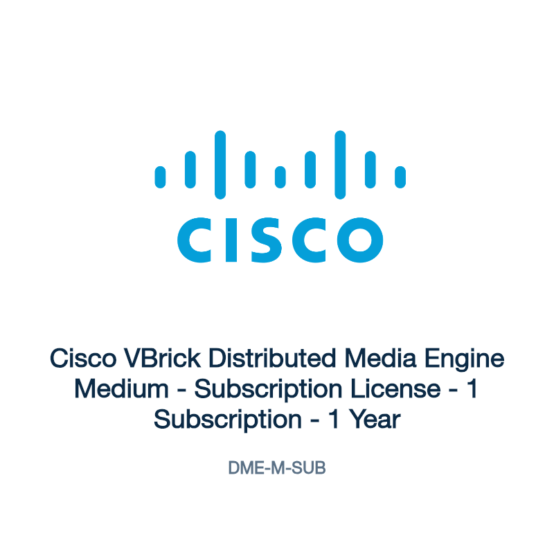 DME-M-SUB: Cisco VBrick Distributed Media Engine Medium