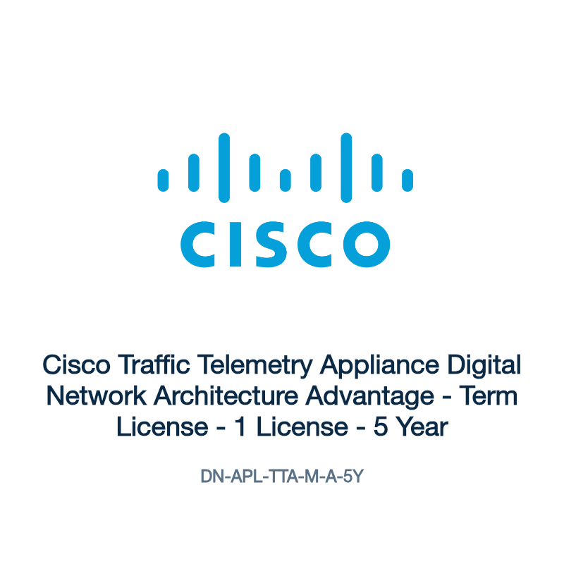 DN-APL-TTA-M-A-5Y: Cisco Traffic Telemetry Appliance Digital Network Architecture