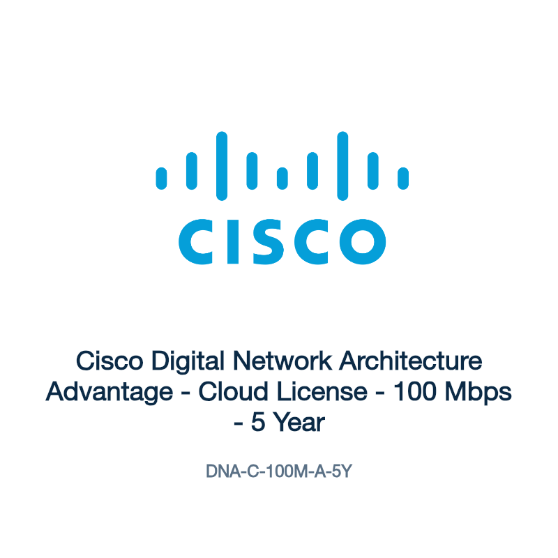 DNA-C-100M-A-5Y: Cisco Digital Network Architecture Advantage