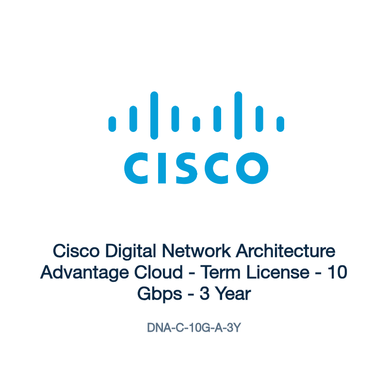 DNA-C-10G-A-3Y: Cisco Digital Network Architecture Advantage Cloud