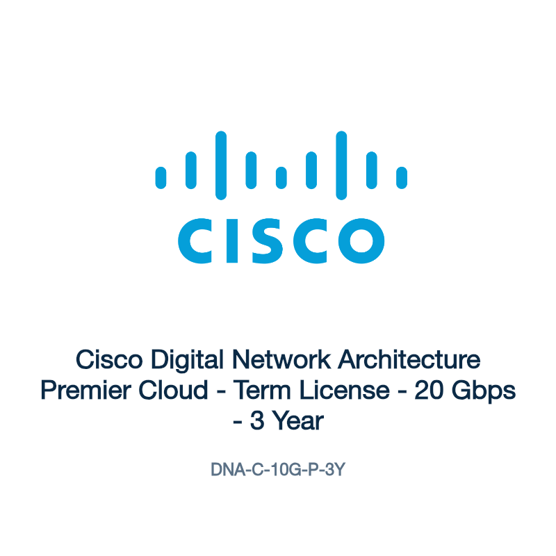 DNA-C-10G-P-3Y: Cisco Digital Network Architecture Premier Cloud